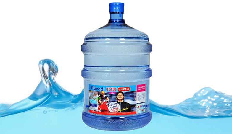 Füredi Ion pH 9,3. 19 literes lúgos víz - ballonos víz - Vizeskocsi